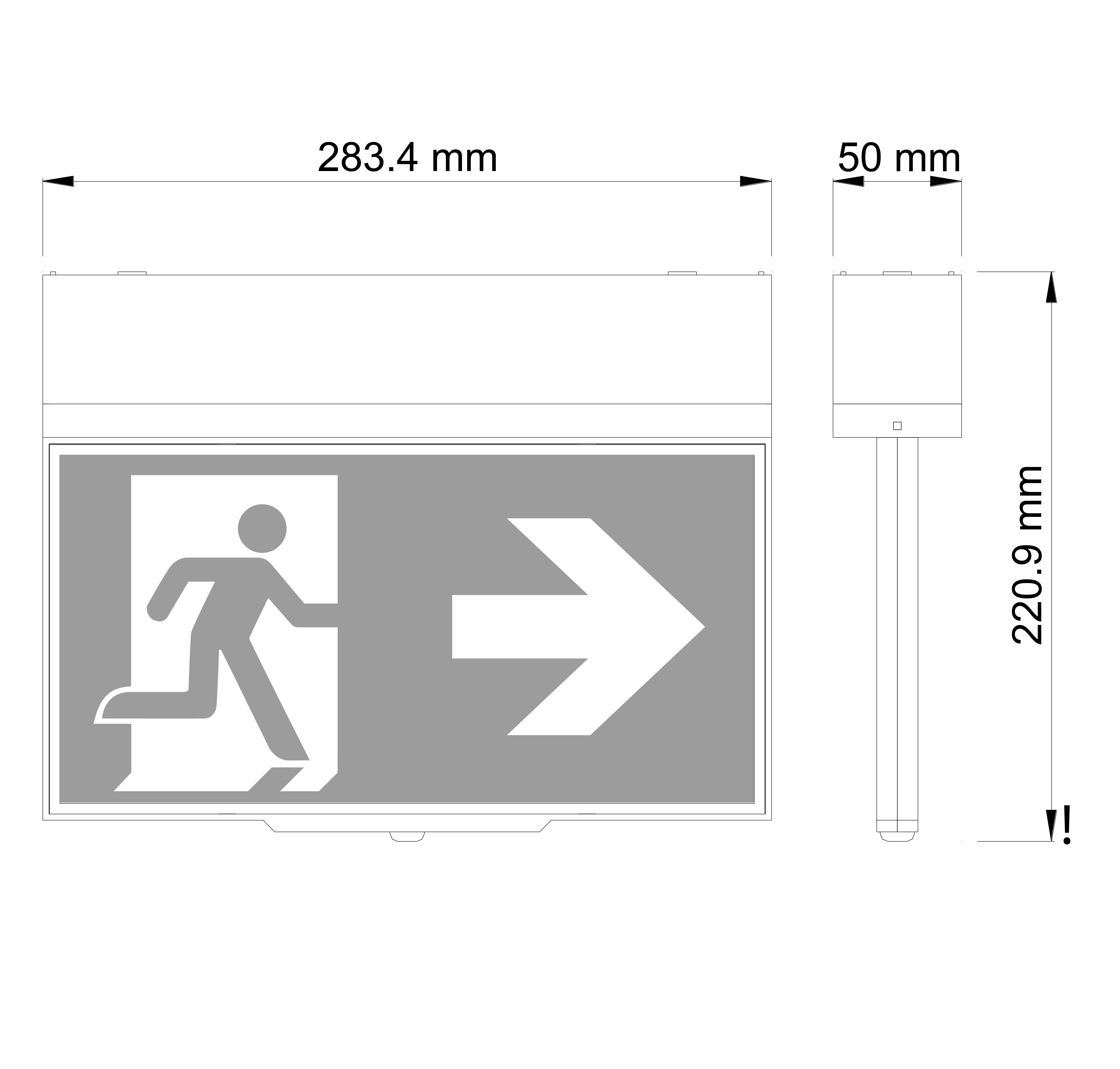 Notleuchte R1-UE83R.19