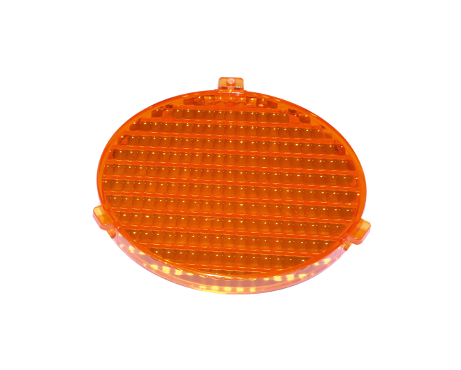 Notbeleuchtung Handlampe Jobled 2 Detailansicht Streuscheibe Orange
