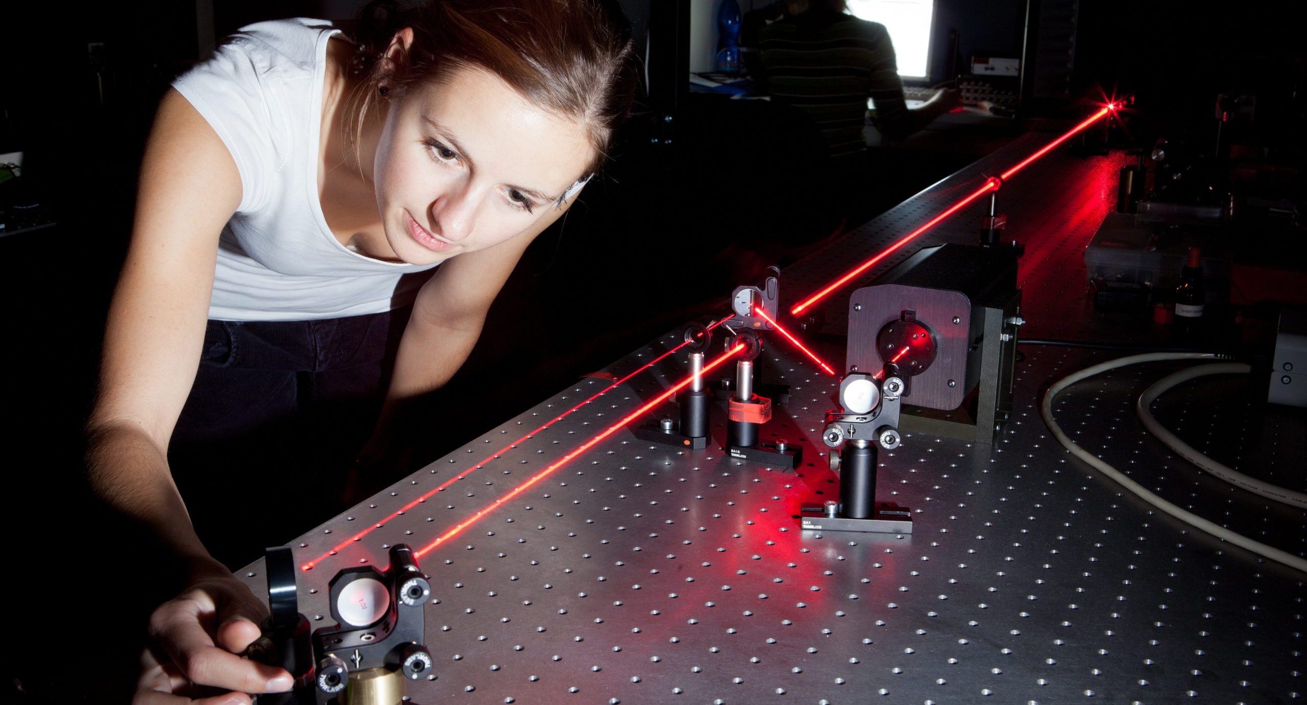 Laserexperiment Physik